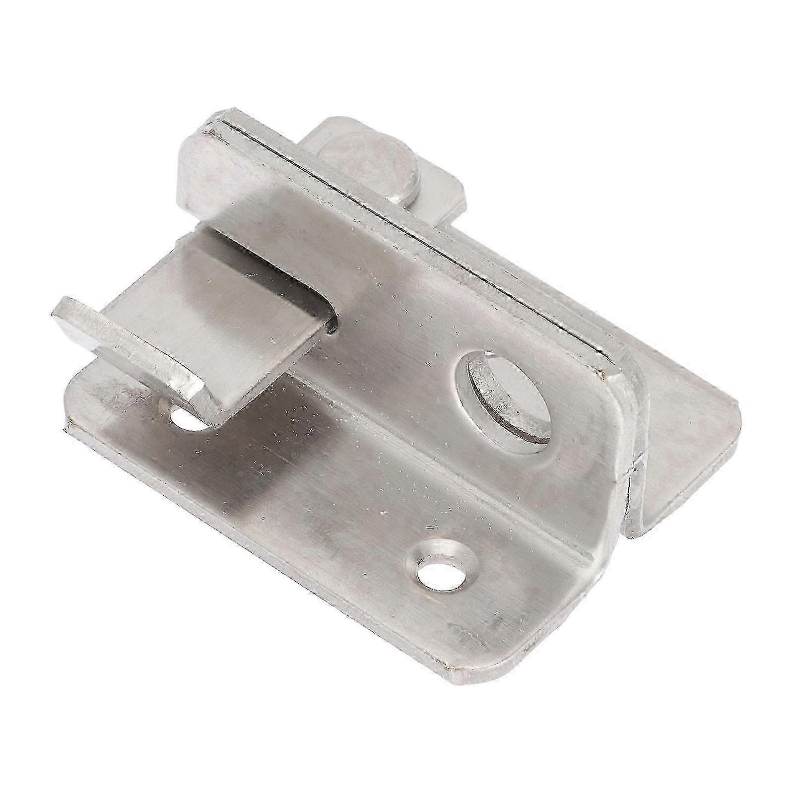 Stainless Steel Sliding Gate Latch Lock - Silver Barrel Bolt for Secure Entry Edition 0812