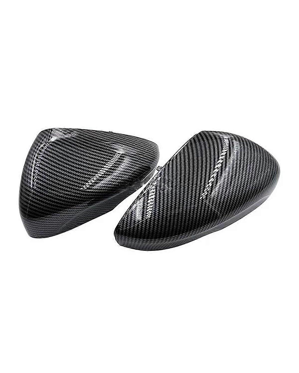 Door Side Mirror Cap Screw Cover For Ford Focus MK4 2019-2023 Carbon Fibre Outer Door Rear View Housing Trim