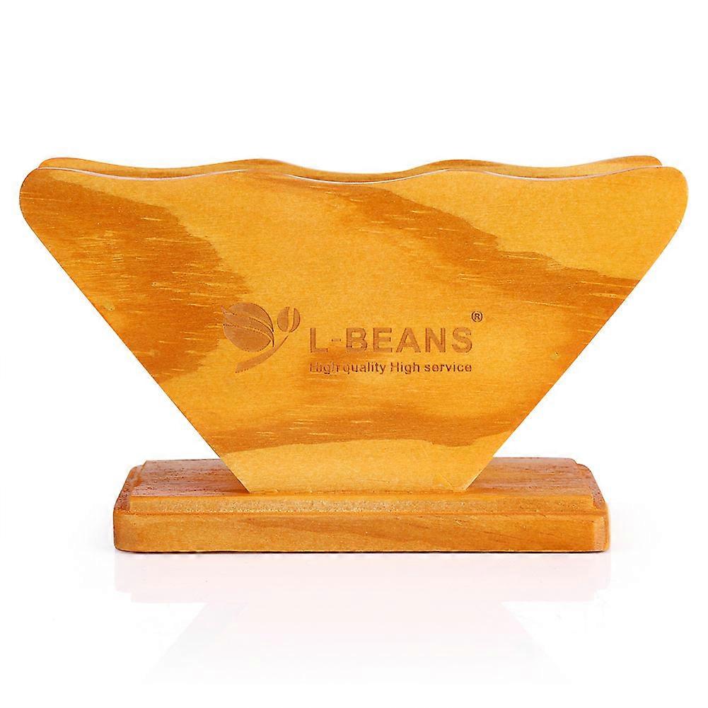 Renewable Resource Wooden Coffee Filter Storage Box, Dispenser Holder, Organizer