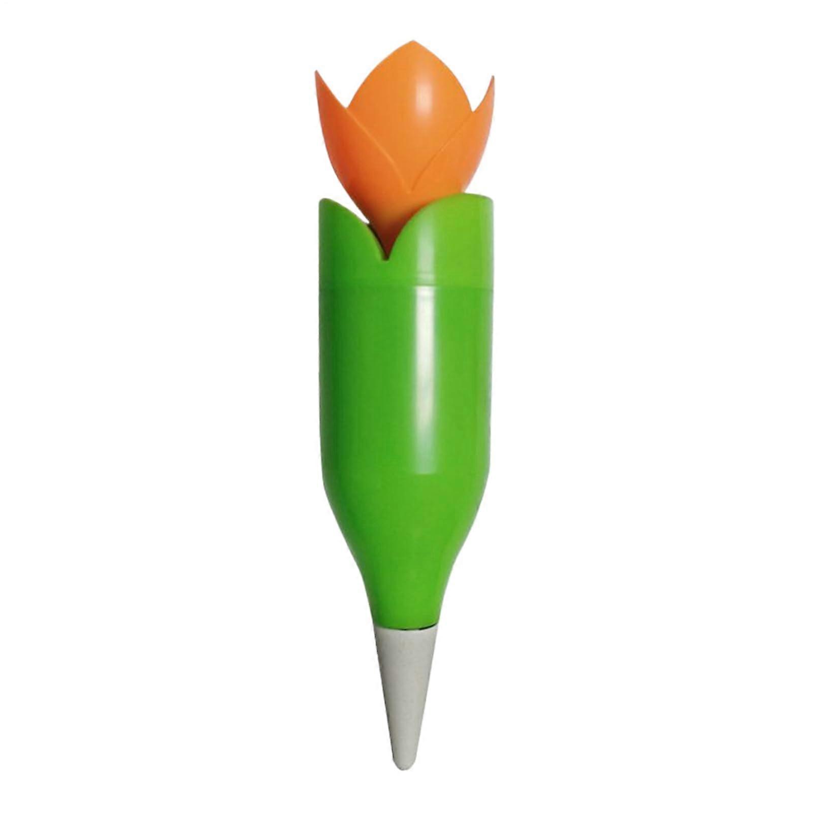 Self Watering Spikes for Plant, Automatic Waterer Slow Release Planter Insert for Potted Flowers Succulents Orange