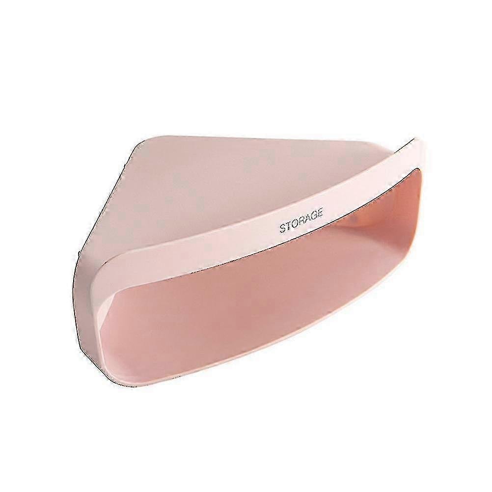 Triangle Corner Storage Shelf Simple Traceless Corner Storage Rack ...