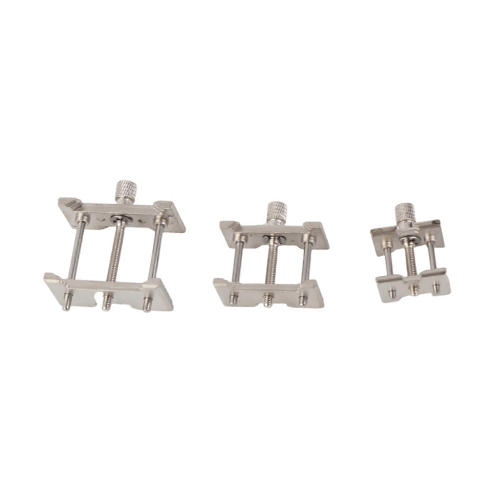 3pcs Metal Watch Movement Holder Set Fixed Base Repair Tool for Watchmaker Accessories Precision Maintenance
