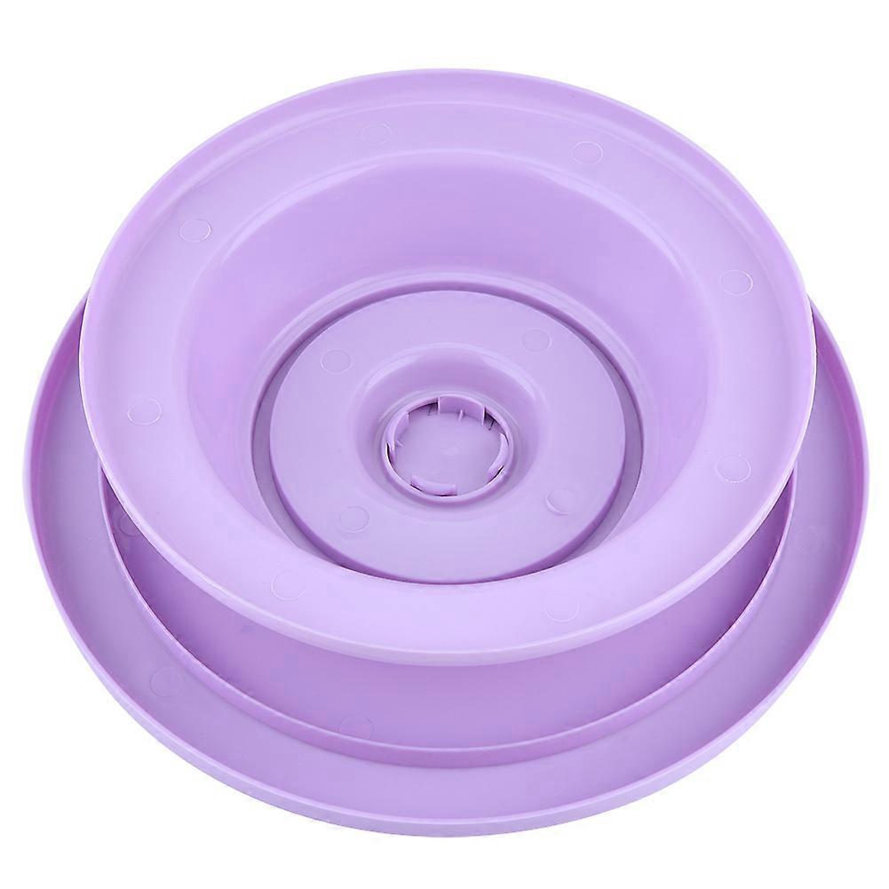 Cake Decorating Turntable Stand 28cm Rotating Pastry Tool Purple