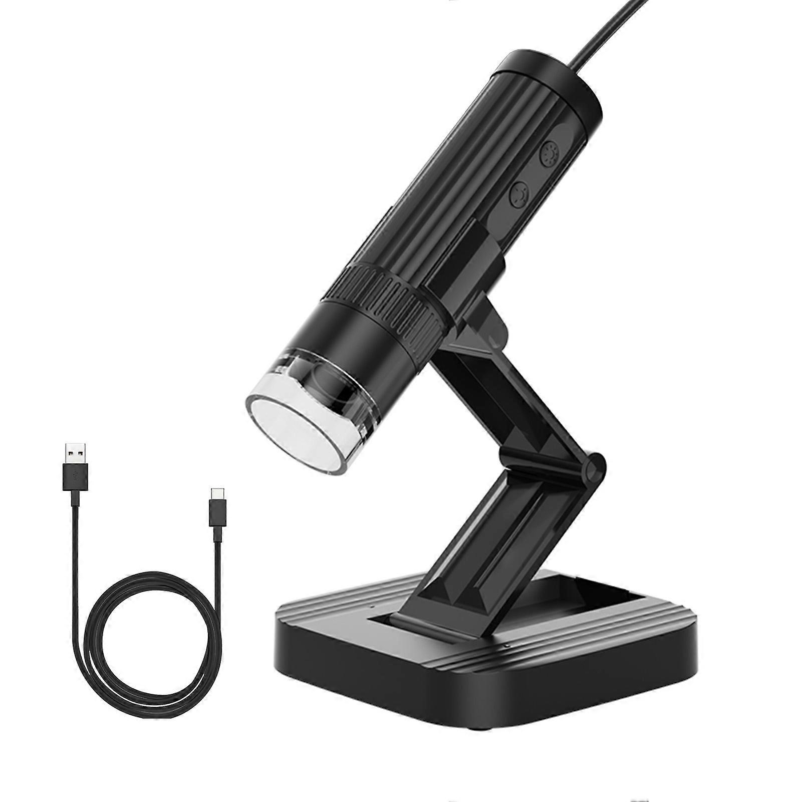 Digital USB Microscope 50X-1000X 1080P with LED Light & Adjustable Stand