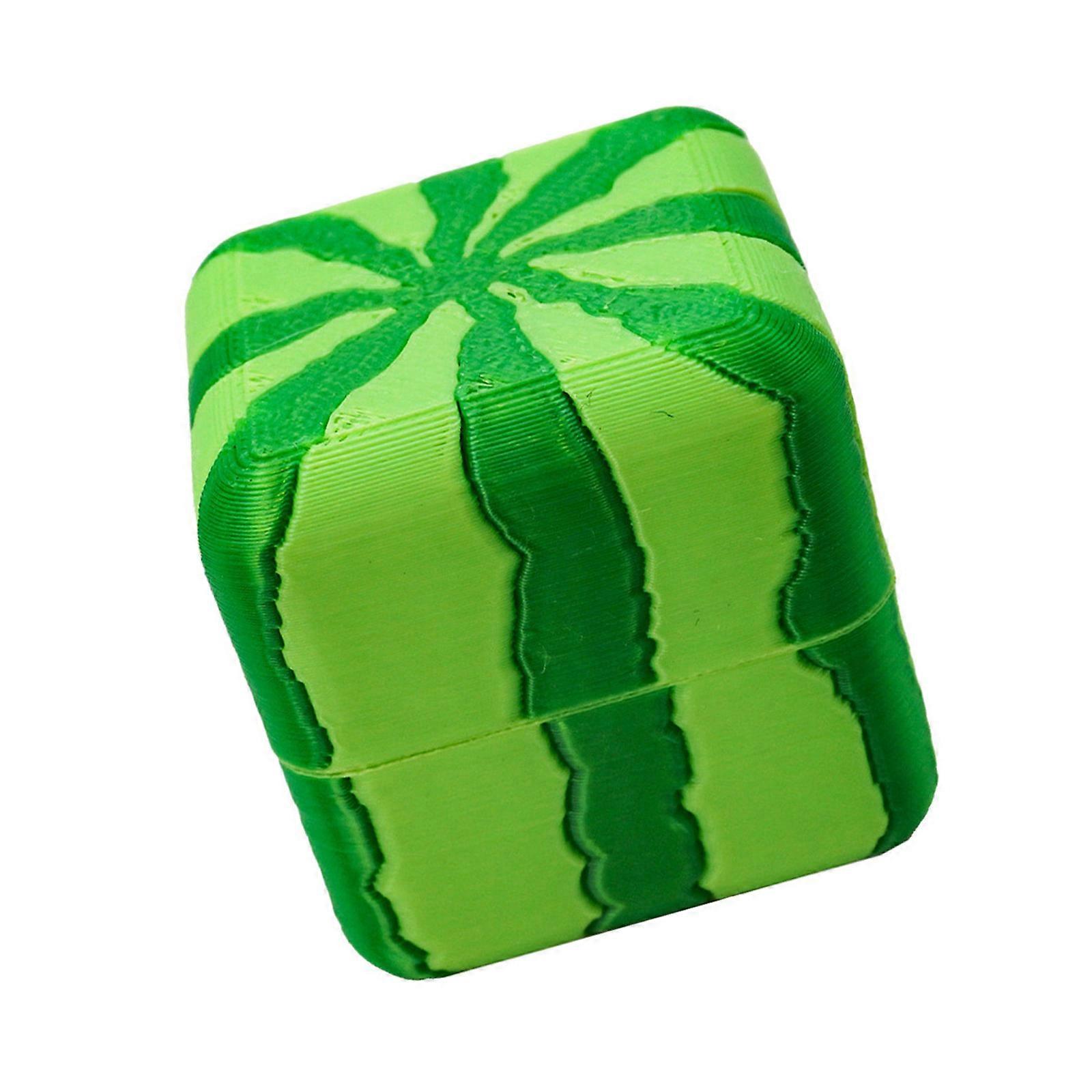 Funny Square Watermelon Table Game Round Corner Tabletop Dices Six Sided Game Dices Toy Home Decoration Enduring Multicolor