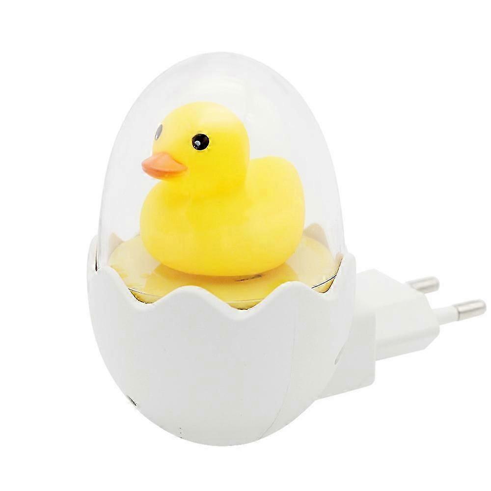 Duck-Themed Night Light Socket Wall Lamp for Charming British Bedrooms