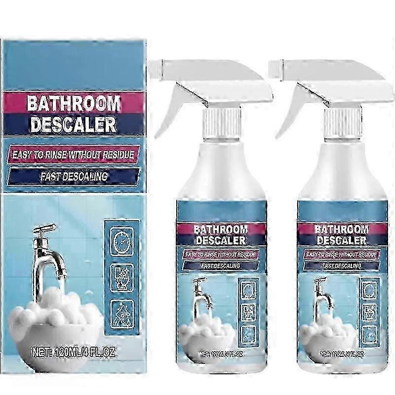 バスルームクリーニングフォーム: 頑固な汚れと浴槽のスケール除去スプレー、シャワーと壁の型の掃除、効果的な掃除のためのトイレのスケール除去剤