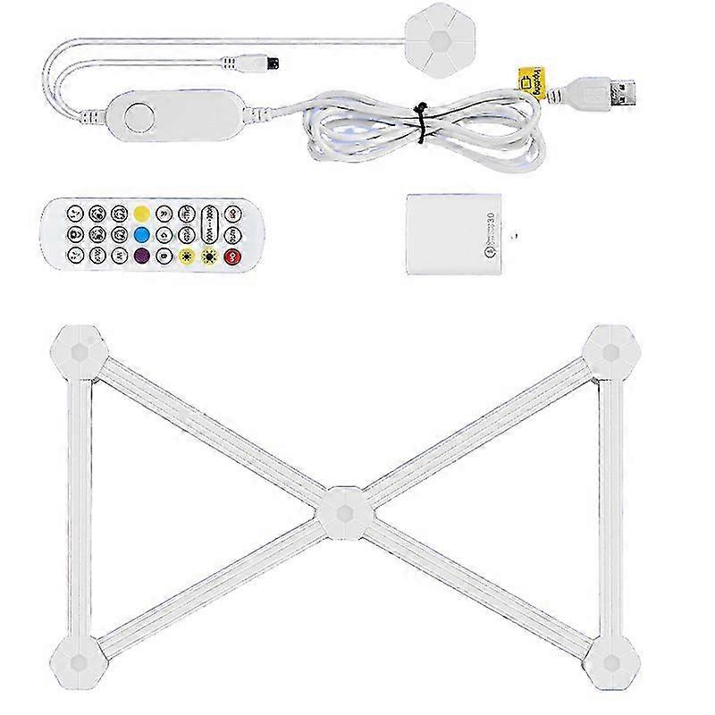 Bluetooth RGB Colorful Splicing Atmosphere Light Bluetooth Wall Light