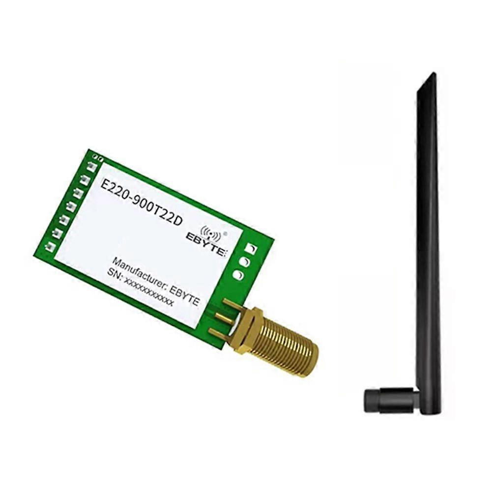 E220-900T22D LoRa LLCC68 Wireless Module 22dBm Long Range 5km SMA-K UART RSSI Transmitter Receiver DIP W/ 868MHz Antenna