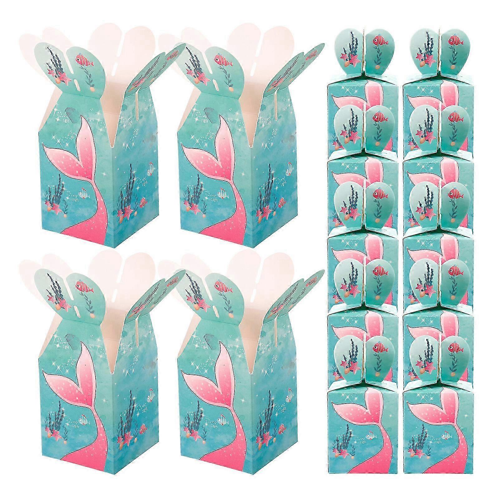 50pcs Decorative Packing Boxes Small Paper Chocolate Candy Boxes Present Boxes 2025