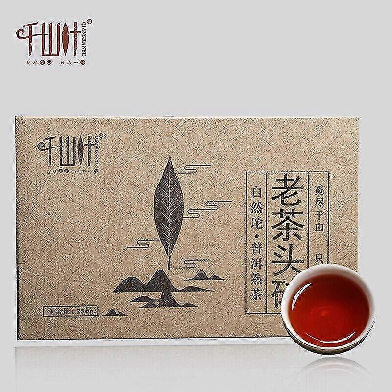 LAO CHA TOU ZHUAN * 2019 Qian Shan Ye Yunnan Puer Tea Brick Pu'er T...
