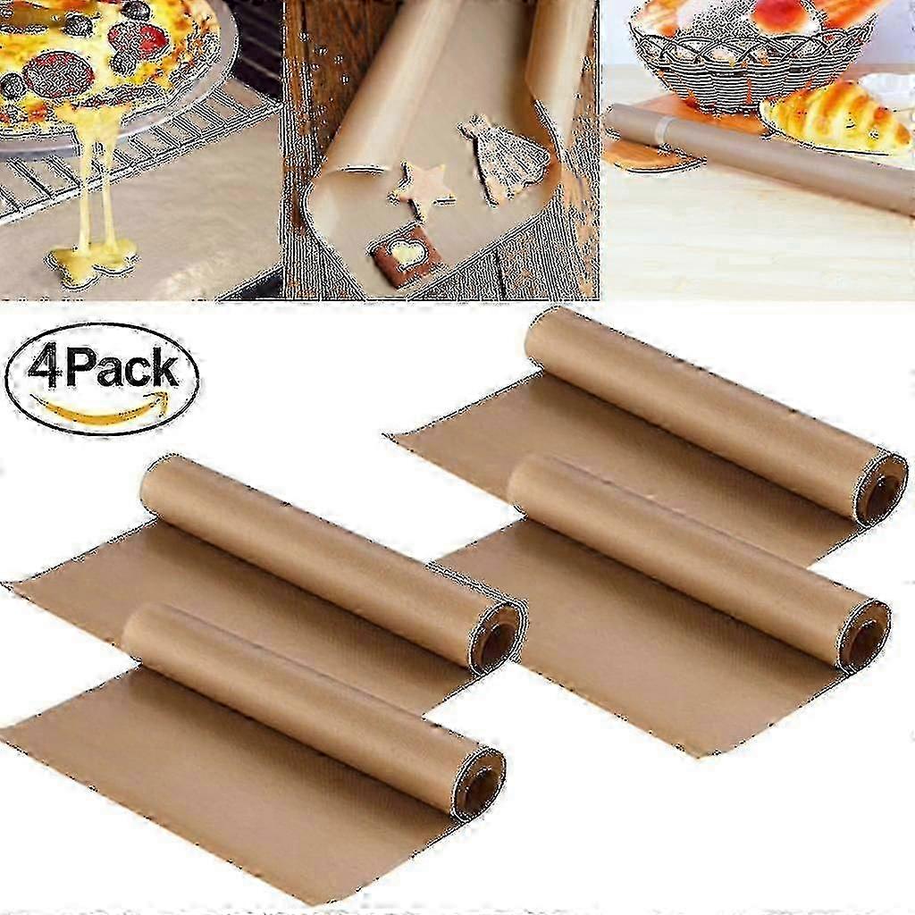 Permanent Baking Foil (set Of 4) Extra Large Compatible With Grilli...