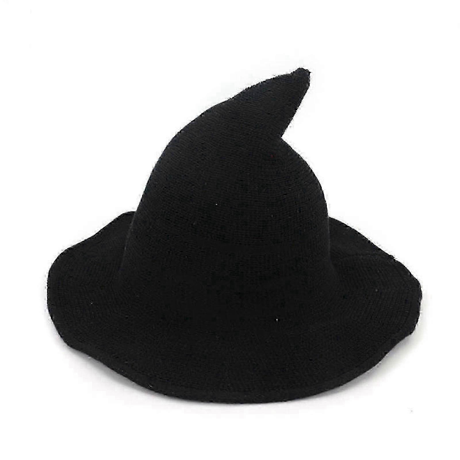 Modern Witch Hat Made From Sheep Wool Halloween Party Witch Hat hwy