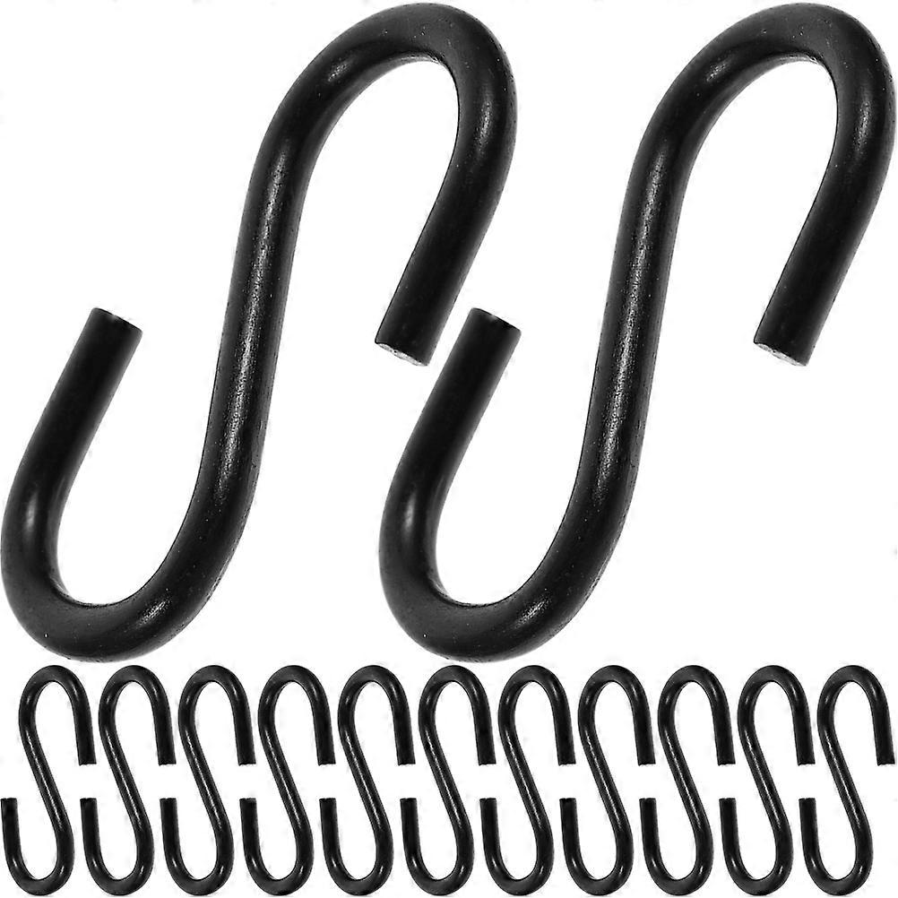 Black Iron Creative Hooks for Home Use Strong and SShaped Closet Coat Hooks 200pcs