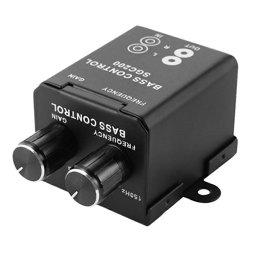 Car Level Controller Amplifier Gain Level Bass Control 1Pcs for Car Stereo