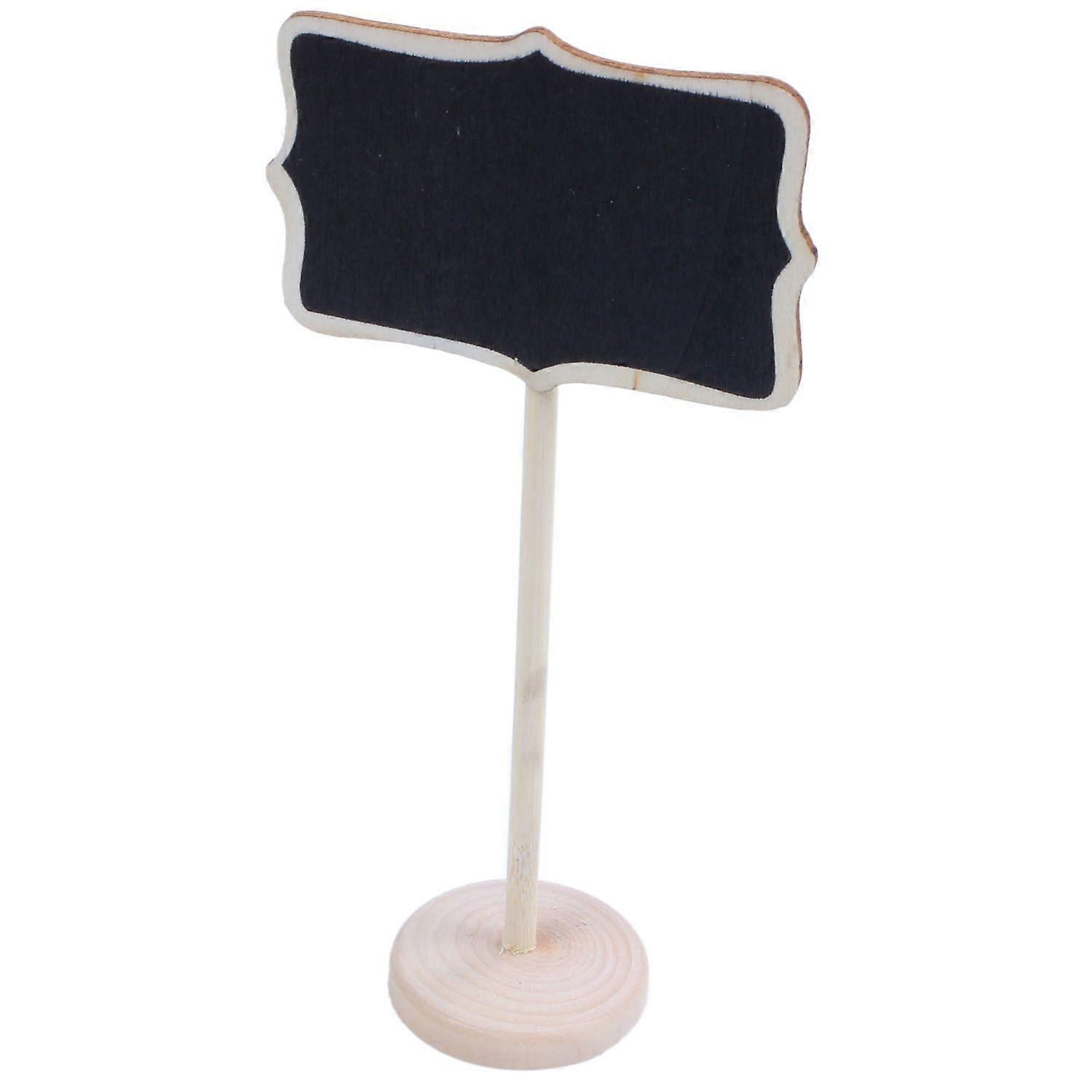 MINI Small Blackboard Chalkboard Wooden Message Board Holder with stand for Party Wedding table Num