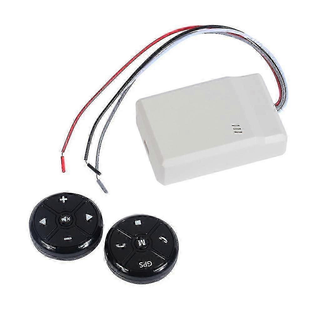 Car Dvd Remote Control Button Wireless 1w Multifunction Portable Steering Wheel