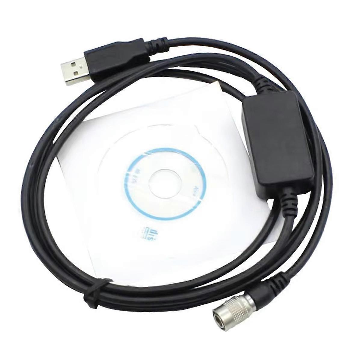 6 Pins USB Data Download Cable Hirose for Kolida South Top-Con Sokk-Ia Total Station Connect