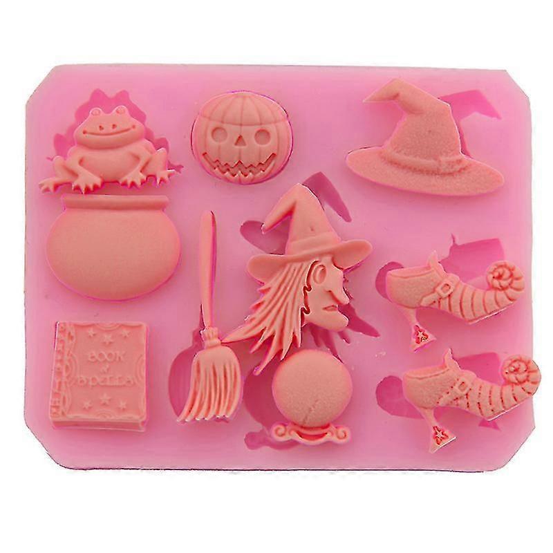 Halloween Cake Silicone Mold Home Kitchen Pumpkin Shape Decoration Baking Tool