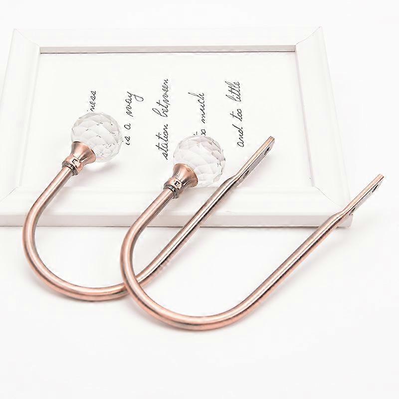 Metal U-Shaped Curtain Tieback Hook - Wall Hanging Accessory