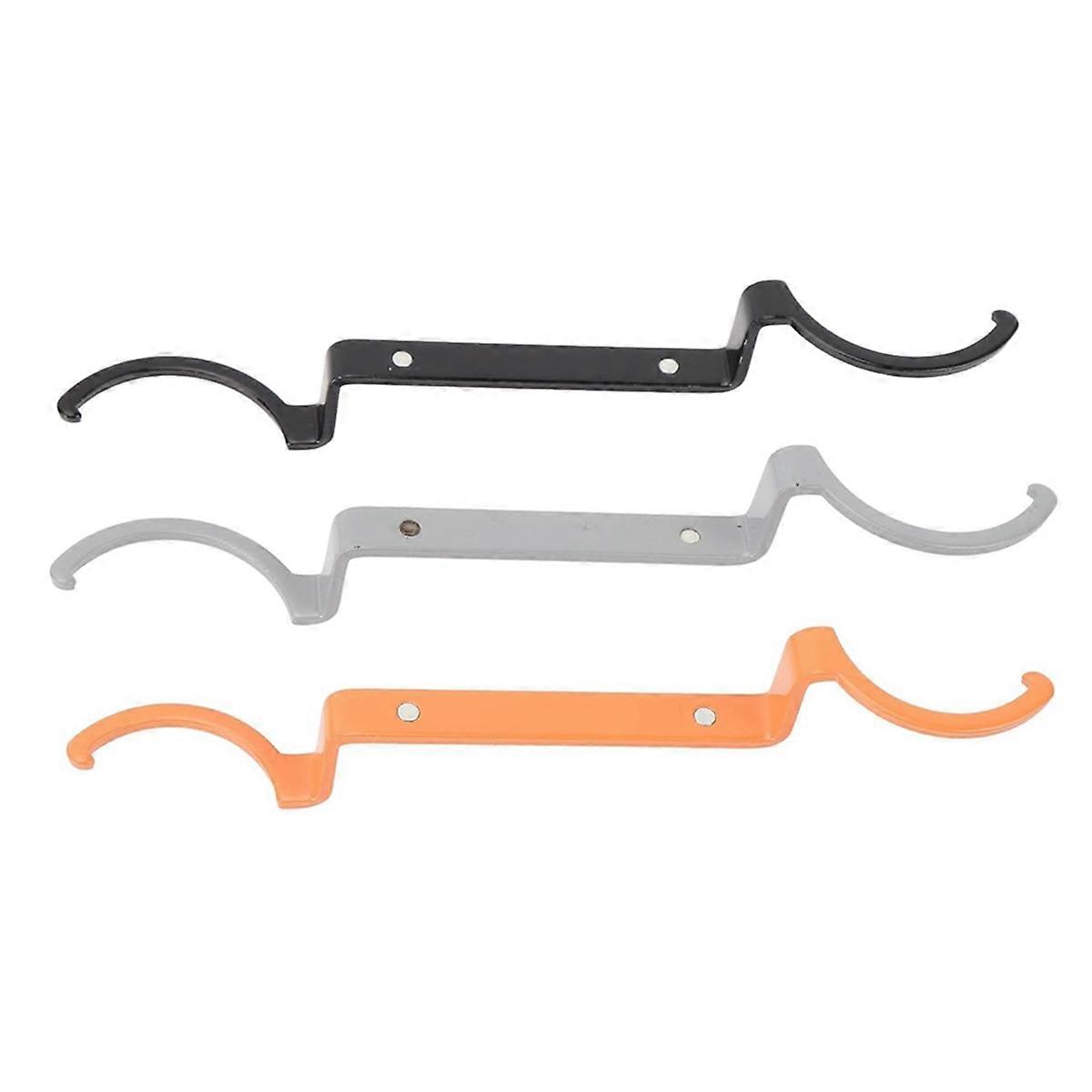 3pcs Locknut Wrench Kit, Conduit Locknut Wrench Set, Lockout Wrench Kit, Alloy Steel Wrenches (1/2, 3/4, and 1)