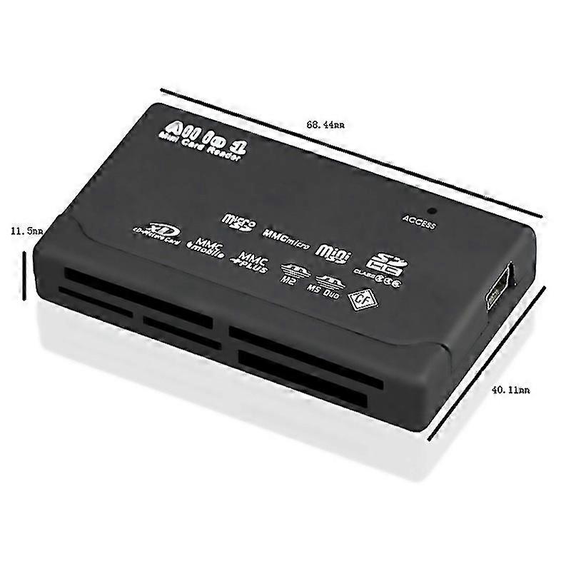 For Card Reader Usb20 Memory Card Reader Fast Data Mission All In One Card Reader Support Tf Cf