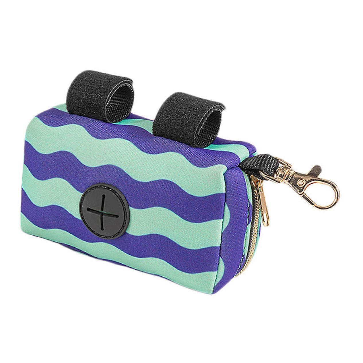 Pet Waste Bag Dispenser 1Piece With Hook Durable Pouch For Dogs And Cats Random Color Hanging Design For Walks
