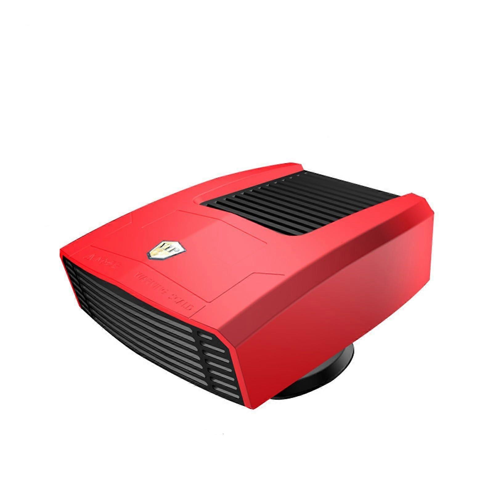 12 Car Heater PlugIn 150W For 12V Vehicle Window Air Conditioner Unit With Remote Red 13x6x9.8