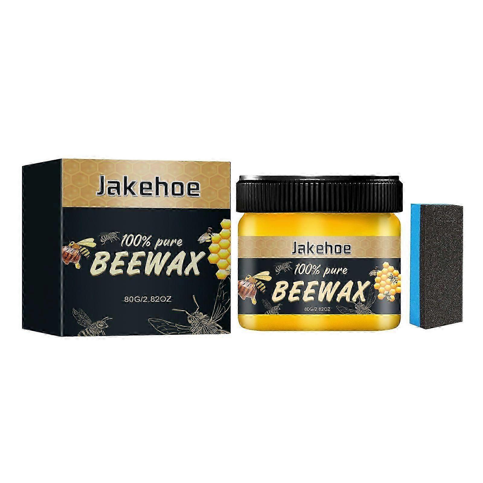 Beeswax Furniture Polish - Anti-Cracking Hardwood Care with Honey - 121g