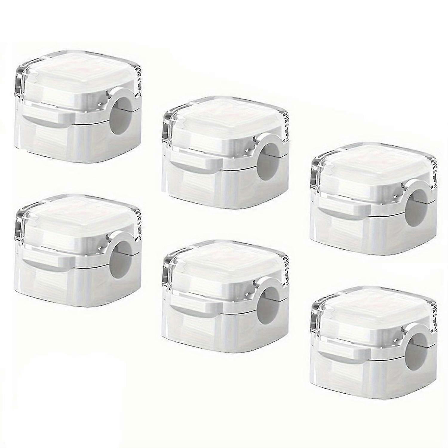 6 Pack Magnetic Cable Clips Under Desk Cable Management