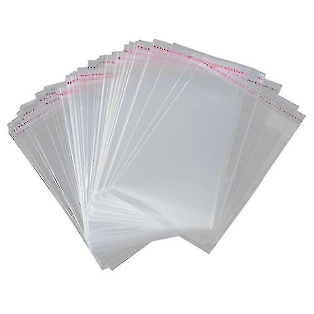 100-Pack A3 Self-Adhesive Resealable Plastic Bags 45x32cm