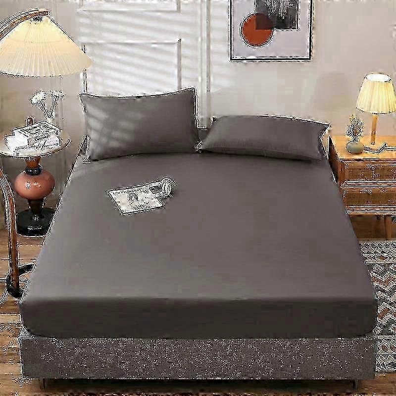 Elastic Band Fitted Sheets in Single Double King Queen Sizes for High Quality Mattress Covers 90/120/150/180cm Fit Sheets