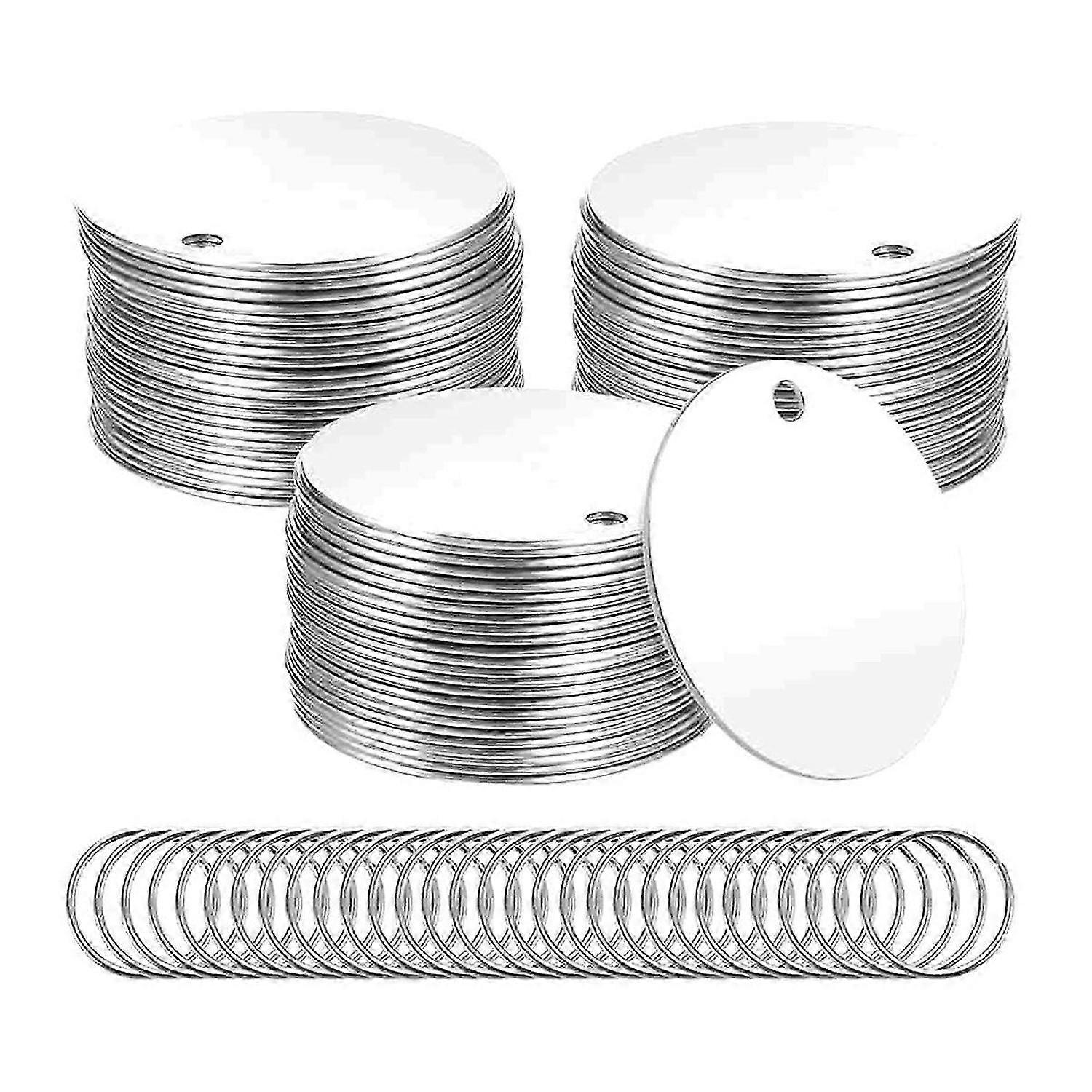 55 Pieces Metal Stamping Blank Tags