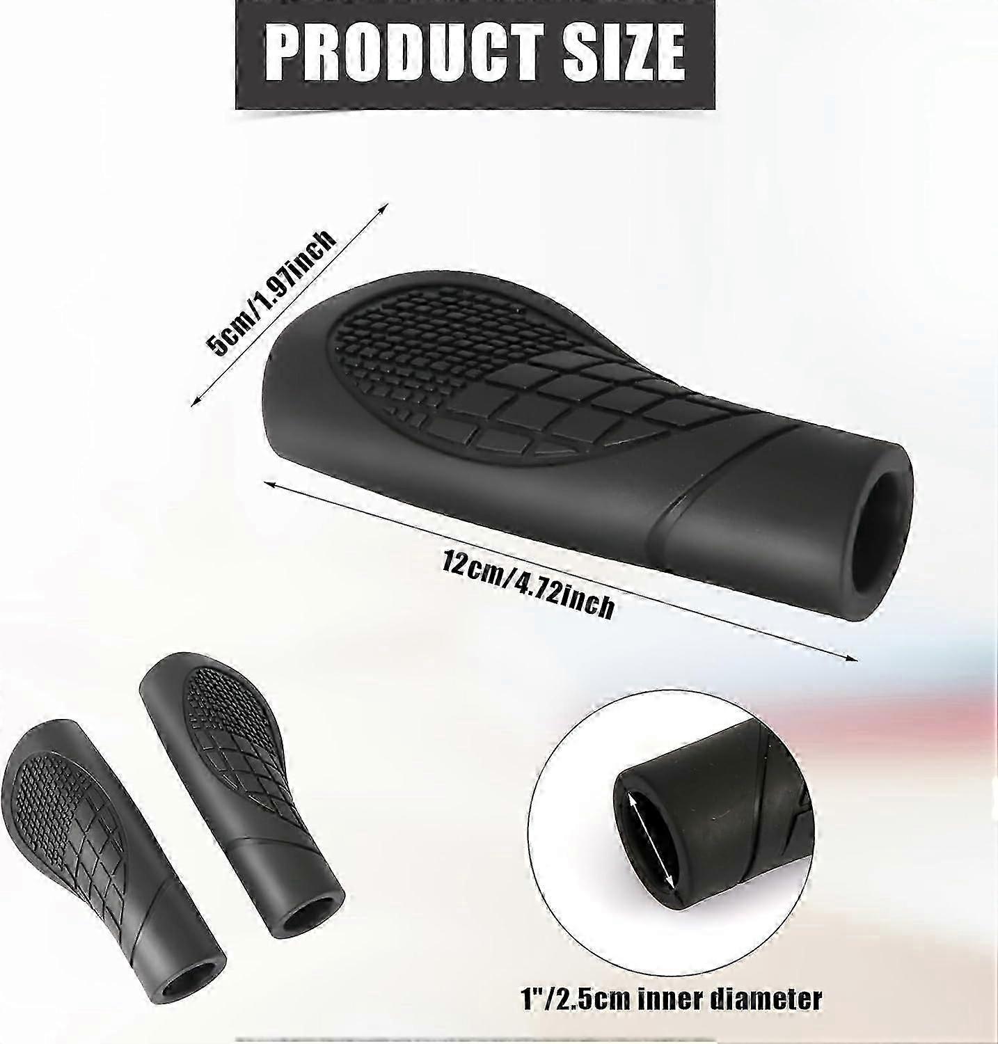 2 stuks rollator handgrepen, universele rollator handvat hoezen antislip comfort