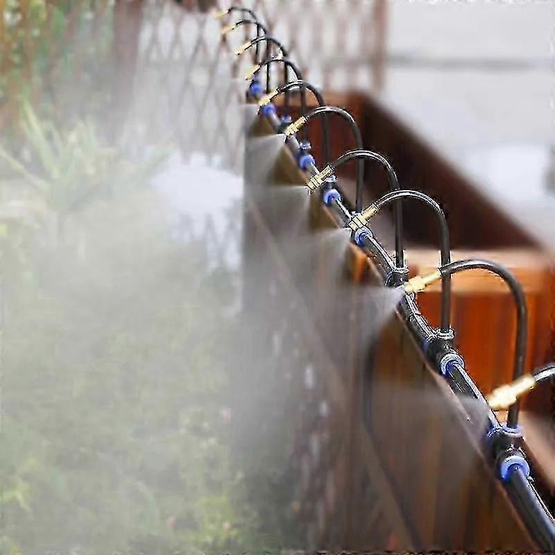 5-20M Universal Atomization Sprinkler Automatic Watering Kits 5M/10M with 20cm Rotating Copper Nozzle Balcony Rainforest Spray SMTX f26 2025