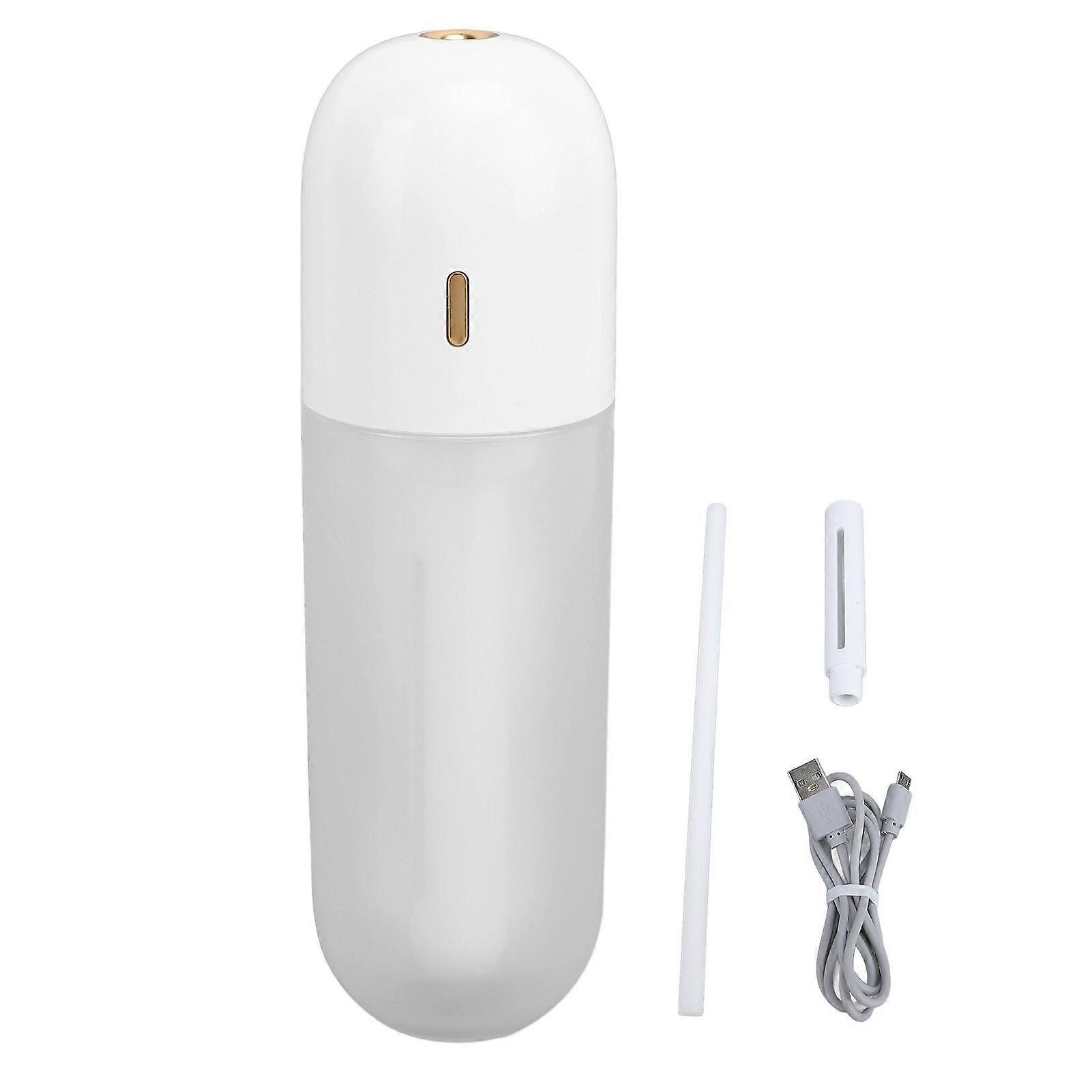 Air Humidifier Wand USB Rechargeable Mist Moisturizing Portable Humidifier for Bedroom Office Desk Travel 100ml Tank White