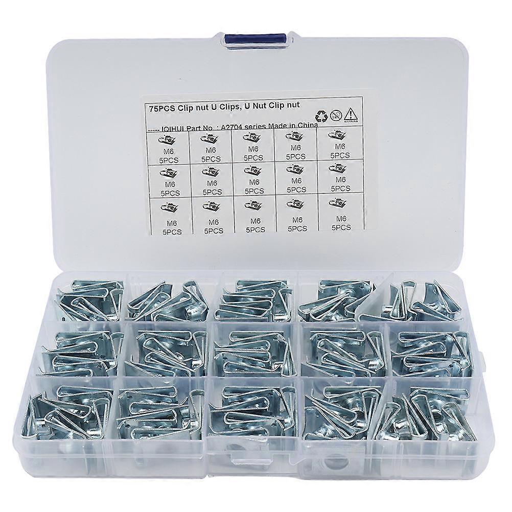 Motorcycle 75Pcs Self Tapping Nut for Motorbike Assembly