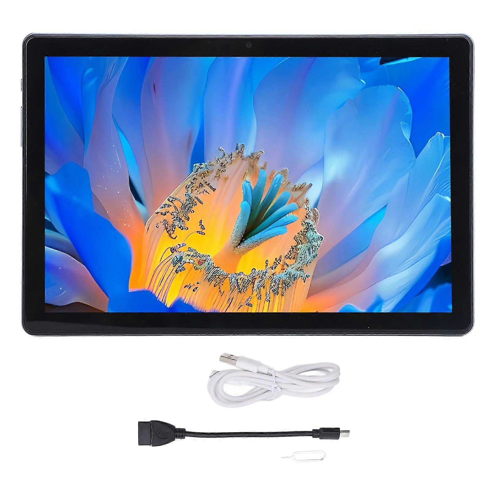 10.1 Inch Android 13 Tablet 8GB RAM 256GB ROM 4G Network SIM Card Support Blue