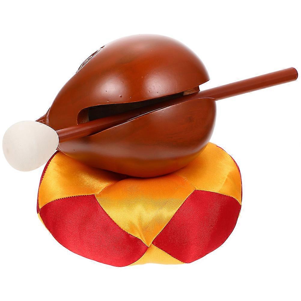 Buddhist Musical Instrument Wooden Knocker for Playing 4Sets Percussion Instrument