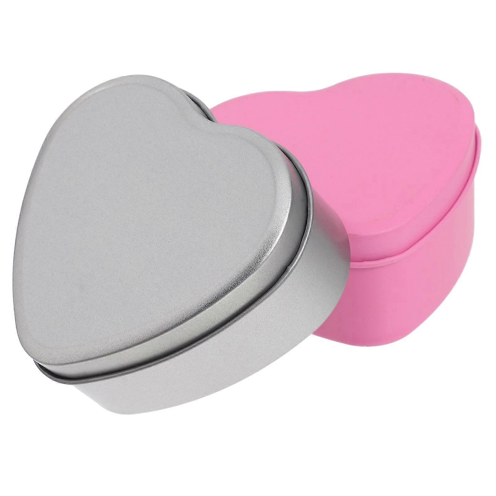 Heart Shaped Metal Candy Box Container for Special Occasions 10Pcs