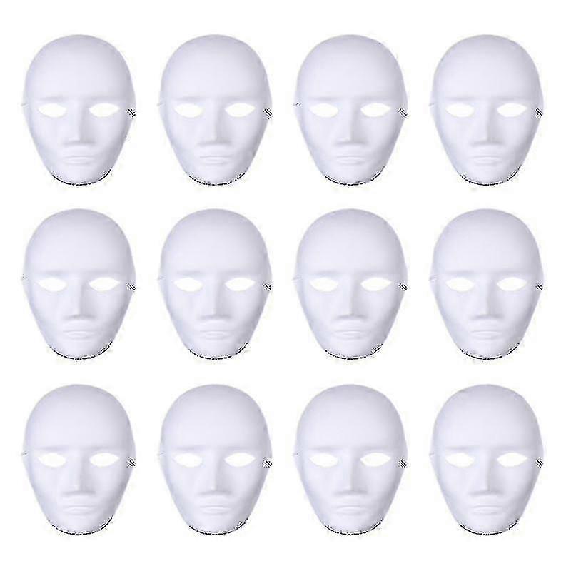 Halloween Decorations: 12pcs Halloween Costume Mask