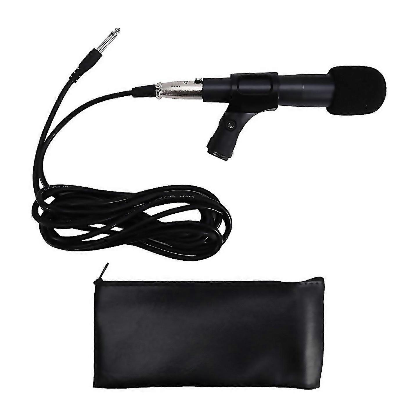 For Sm57 Mini Dynamic Microphone Stereo Studio Mic Ktv Wired Handheld