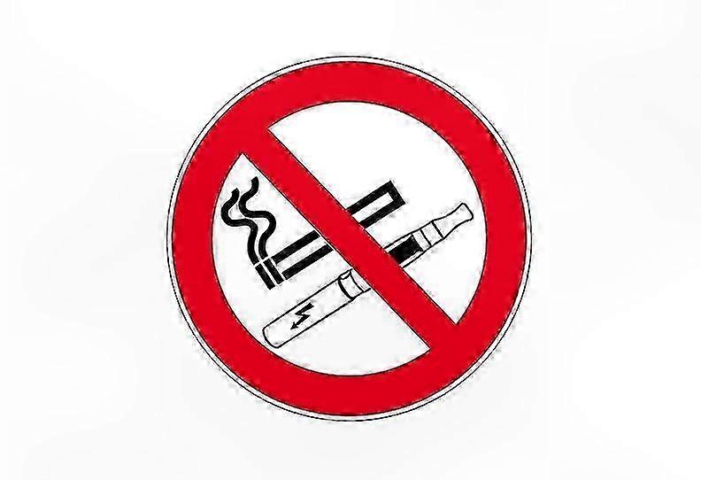 Autocollant sticker adhesif signalisation panneau ne pas interdiction vapoter