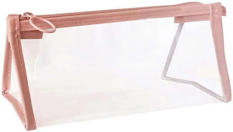 Estuche transparente (rosa)