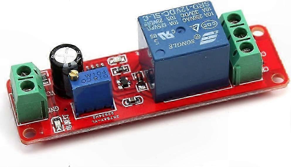 DC 12V NE555 Monostable Delay Timer Adjustable Relay Switch Module