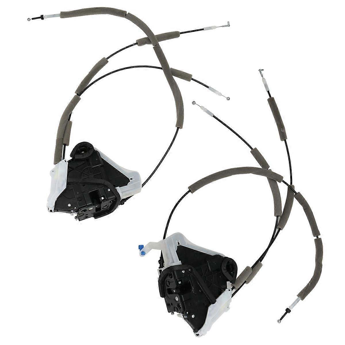 1Pair Front Door Lock Latch Actuator Cable Assembly for