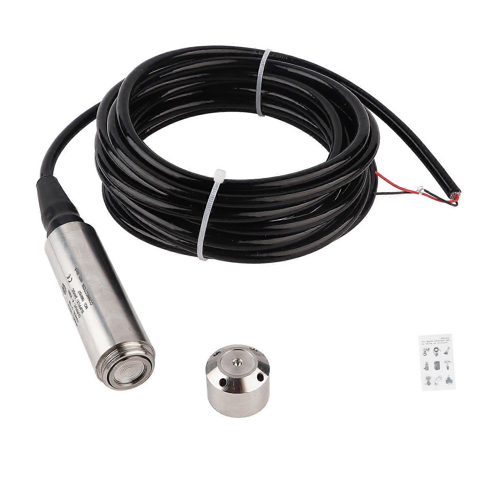 YB2JF Liquid Level Transmitter 5m Cable Water Level Sensor Detector 1232VDC 420mA(010m )
