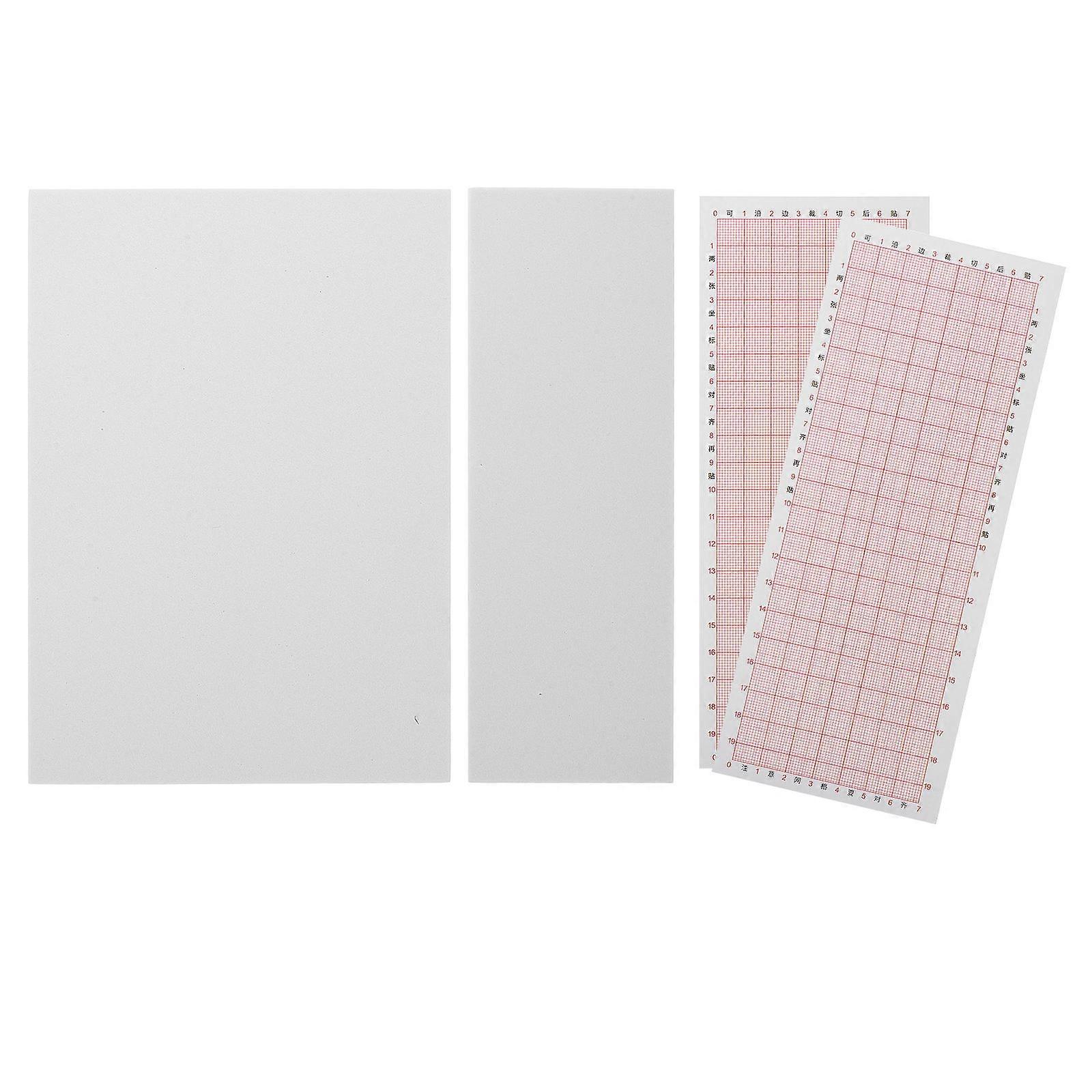 Butterfly Spreading Board Specimen Pinning Tool for Mounting 4Pcs White