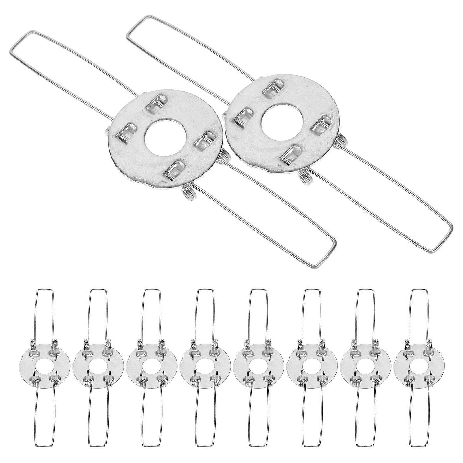 Lampshade Spring Clip Metal Holder for Lamp Shade Fixing 40Pcs