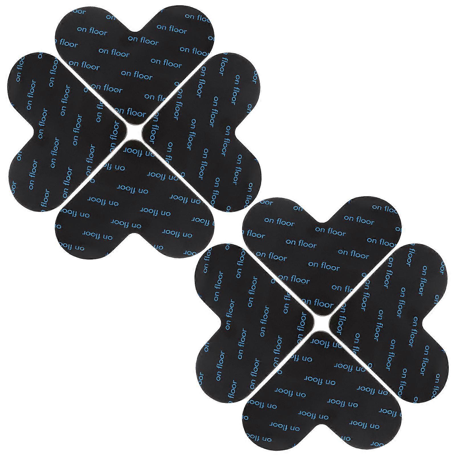 Carpet Tape Rug Curling Proof Stickers for Home Use 32Pcs Black